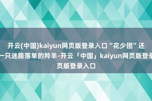 开云(中国)kaiyun网页版登录入口“花少团”还看到一只迷路落单的羚羊-开云「中国」kaiyun网页版登录入口